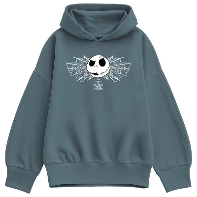 Женское худи THE NIGHTMARE BEFORE CHRISTMAS Jack Webs, синее