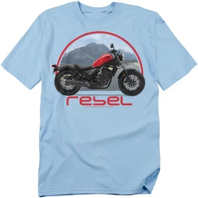 Мужская футболка Open Road Rebel светло-голубого цвета