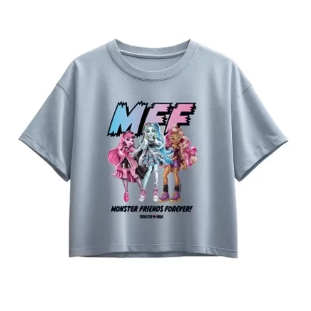Детская футболка Monster High «Monster Friends», шамбре