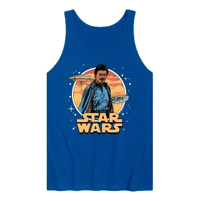 Мужская майка Star Wars Lando Circle, синяя