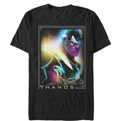 Мужская футболка Marvel Retro Thanos, черная