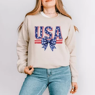 Женский свитшот Simply Sage Market USA Star Coquette, пыльный