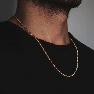 Мужская цепочка Metro Jewelry «Лисий хвост», 4 мм, золотистая