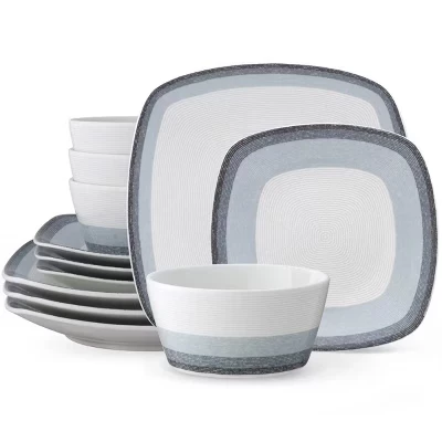 Набор посуды Noritake Colorscapes, 12 предметов, серый