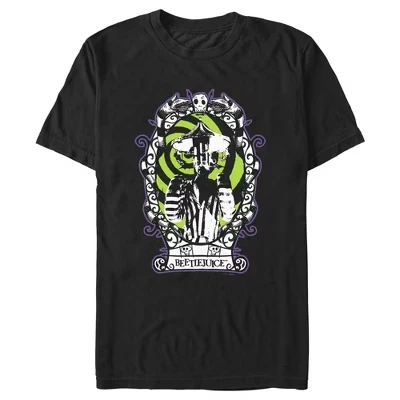 Мужская футболка Beetlejuice «Карусель», черная