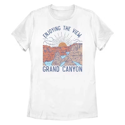 Женская футболка Lost Gods Enjoy The Canyon View белого цвета