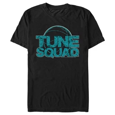 Мужская футболка с новым баскетбольным логотипом Legacy Tune Squad, черная