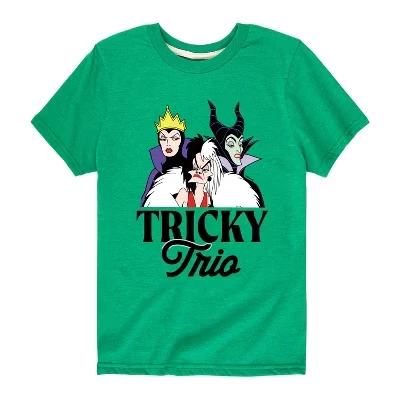 Футболка Tricky Trio с коротким рукавом и рисунком зеленого цвета