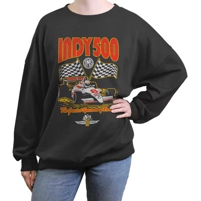 Толстовка Juniors Womens Greatest Racing Flags черная