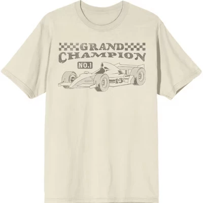 Мужская футболка Bioworld Formula One Grand Champion, натуральная