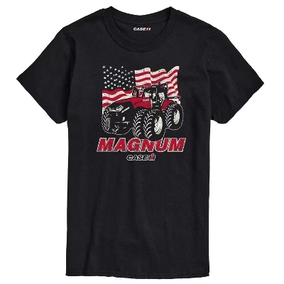 Мужская футболка с коротким рукавом и рисунком американского флага Magnum Distressed, черная