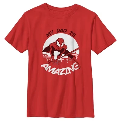 Футболка для мальчиков Marvel Spider-Man, красная