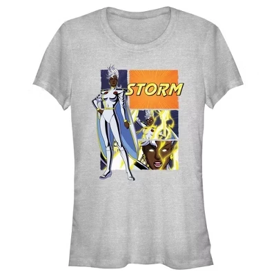 Женская футболка X-Men '97 Storm, серый меланж