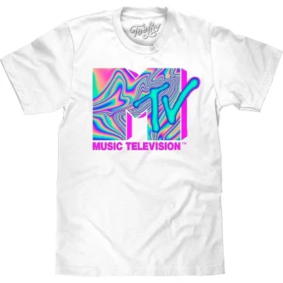Мужская футболка TEE LUV MTV 80s, белая