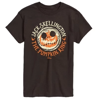 Мужская футболка с коротким рукавом Jack Skellington The Pumpkin King и графическим рисунком