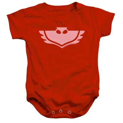 Детские пижамные маски Owlette Symbol Детское боди красного цвета