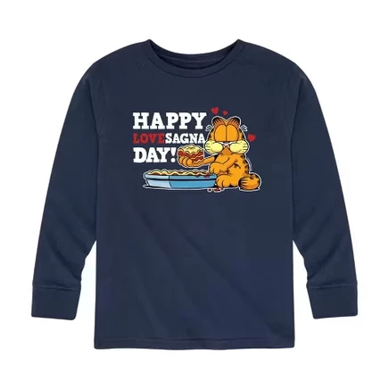 Лонгслив для мальчиков Garfield, темно-синий