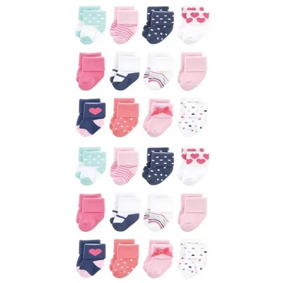 Маленькие махровые носки Little Treasure Baby Cotton Rich, 24 упаковки конфетти
