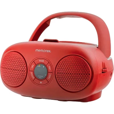 CD-плеер Memorex BCD30K с верхней загрузкой, красный