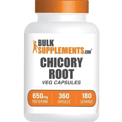 Капсулы экстракта цикория BulkSupplements