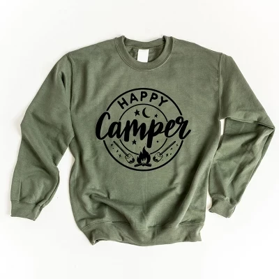 Толстовка Happy Camper Marshmallows в стиле милитари