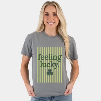 Feeling Lucky Stripes - Футболка с цветным рисунком для женской одежды