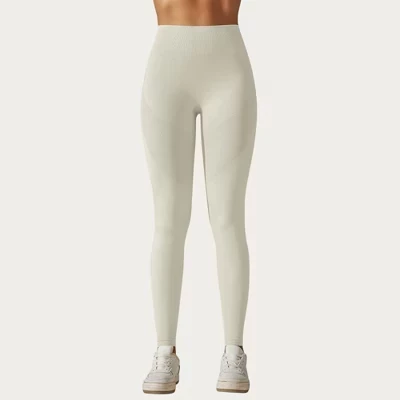 Женские легинсы Anna-Kaci Active, утягивающие, белые