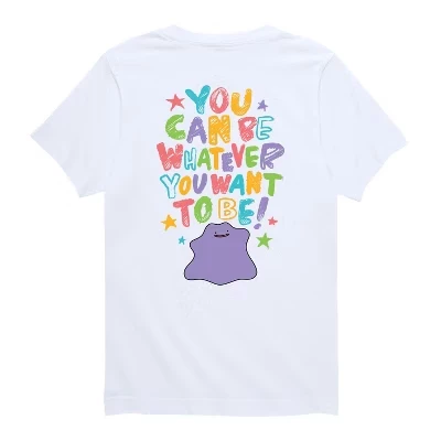 Футболка для мальчиков Pokemon Ditto, белая