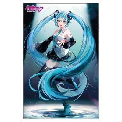 Постер Hatsune Miku Moonlight Elegance, белый