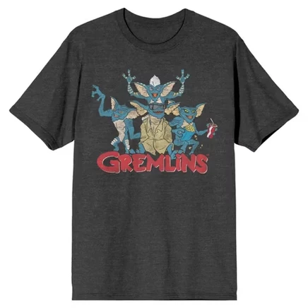 Мужская футболка Gremlins с персонажами