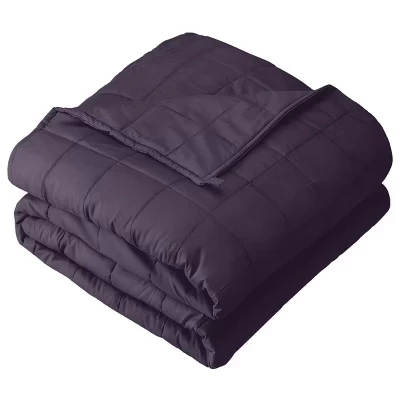 Утяжеленное одеяло Bare Home 100×150 см, 3–4,5 кг, баклажан