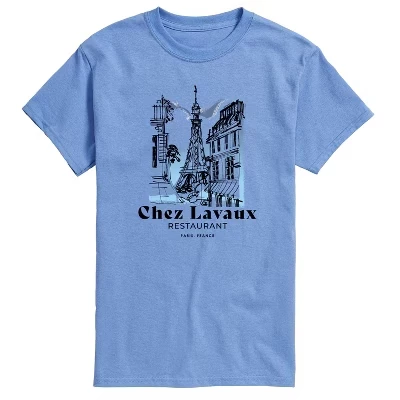 Мужская футболка Chez Lavaux с коротким рукавом и рисунком carolina blue
