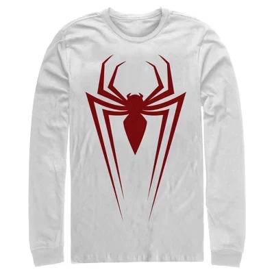 Мужской лонгслив Marvel Spider-Man Icon Badge, белый