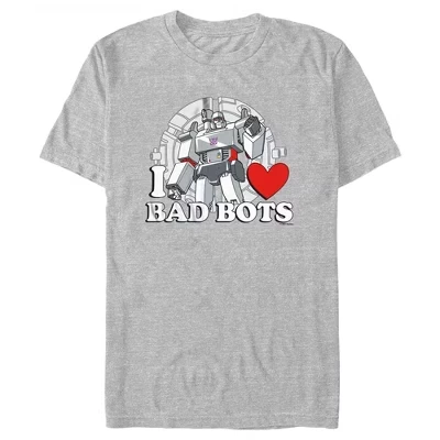 Мужская футболка Transformers Megatron, серый меланж