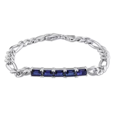 EVERLY JEWELRY | Серебряный браслет с драгоценными камнями, 7,25 дюйма- Различные цвета металла и варианты с драгоценными камнями
