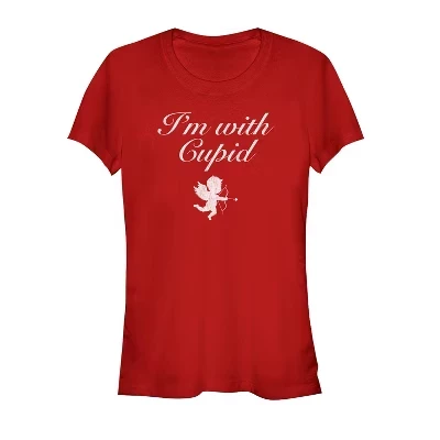 Женская футболка Lost Gods I'm With Cupid, красная