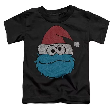 Футболка для мальчиков Sesame Street с Cookie Monster, черная