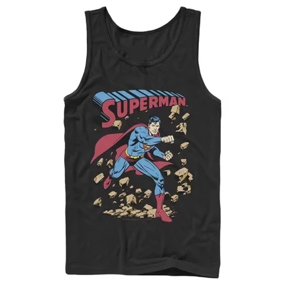 Мужская майка DC Comics Superman Break Barriers, черная