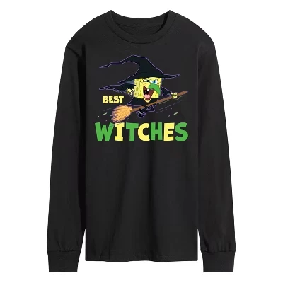 Мужская футболка с длинным рукавом и рисунком Best Witches, черная