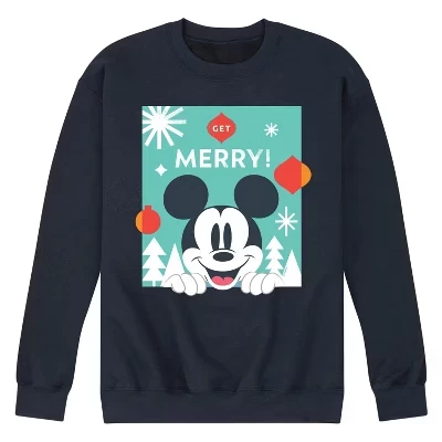 Мужская флисовая толстовка с веселым рисунком Get Merry