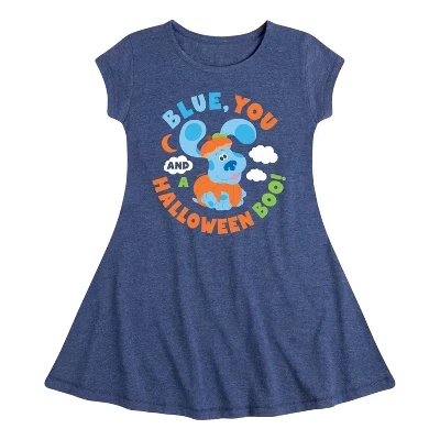 Платье для девочек Blue's Clues Blue You Boo, серо-синее