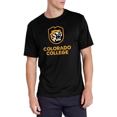 Мужская спортивная футболка NCAA Colorado College, черная