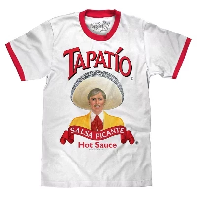 Разноцветная футболка с острым соусом Tapatio Ringer