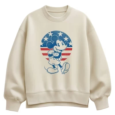 Женский свитшот Disney Mickey USA, кремовый