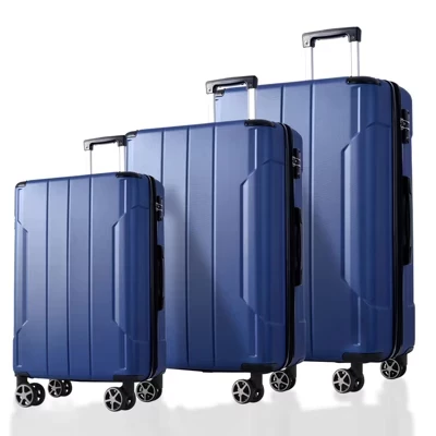 Набор чемоданов ModernLuxe 20″/24″/28″ ABS, синий