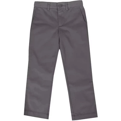 Брюки для школьной формы Galaxy Authentic Boy's с плоской передней частью серого цвета