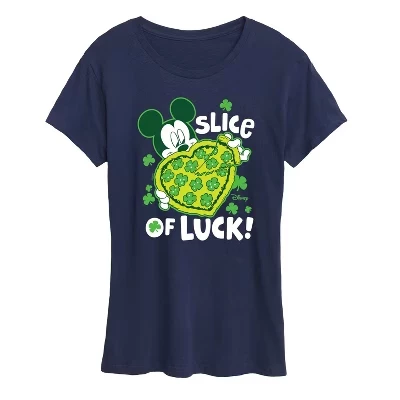 Женская футболка с коротким рукавом Slice Of Luck с рисунком 
