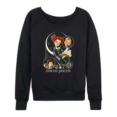 Женский лонгслив Hocus Pocus Celestial Art Nouveau, черный