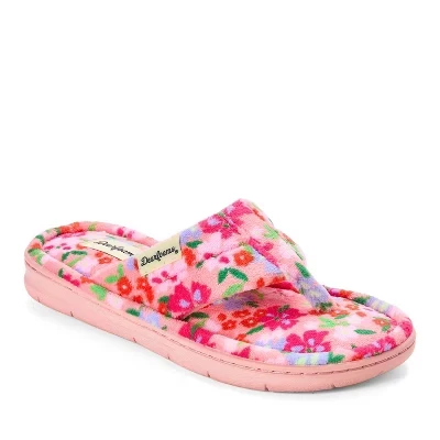 Женские шлепанцы Dearfoams Wrenley Terry, цветочный принт