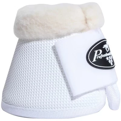 Ботинки Professional's Choice Fleece Overreach Bell - Баллистическая внешняя часть, внутренняя часть из неопрена, подкладка из лайкры, 2-дюймовый ремешок с двойной фиксацией белого цвета